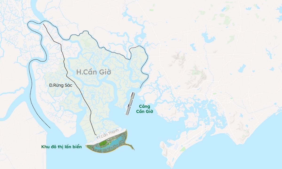 vị trí vinhomes green paradise