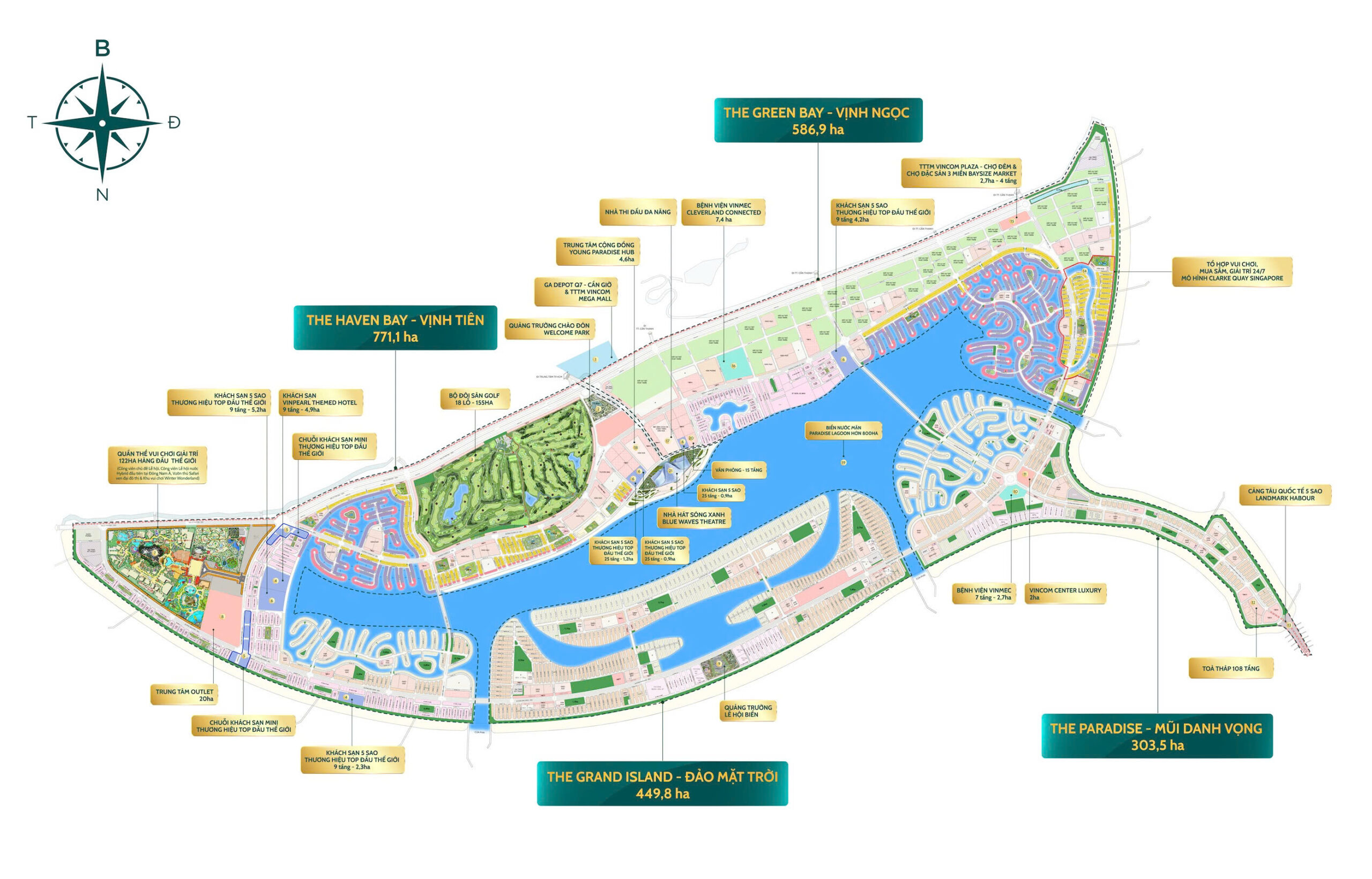 Mặt bằng Vinhomes Green Paradise Cần Giờ