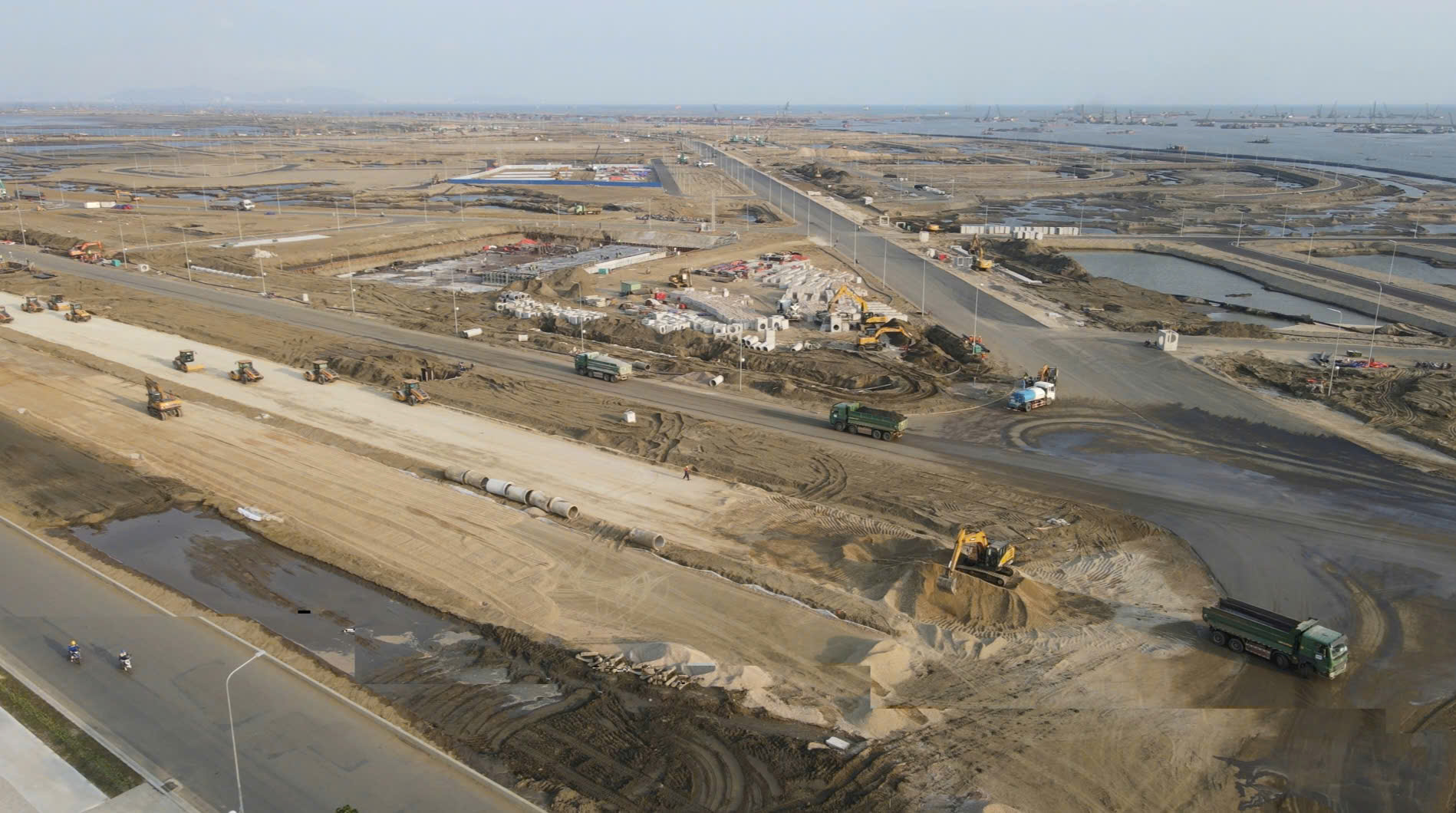 Cập nhật hình ảnh thực tế từ công trường thi công tại Vịnh Tiên, Vinhomes Cần Giờ 19/1/2026