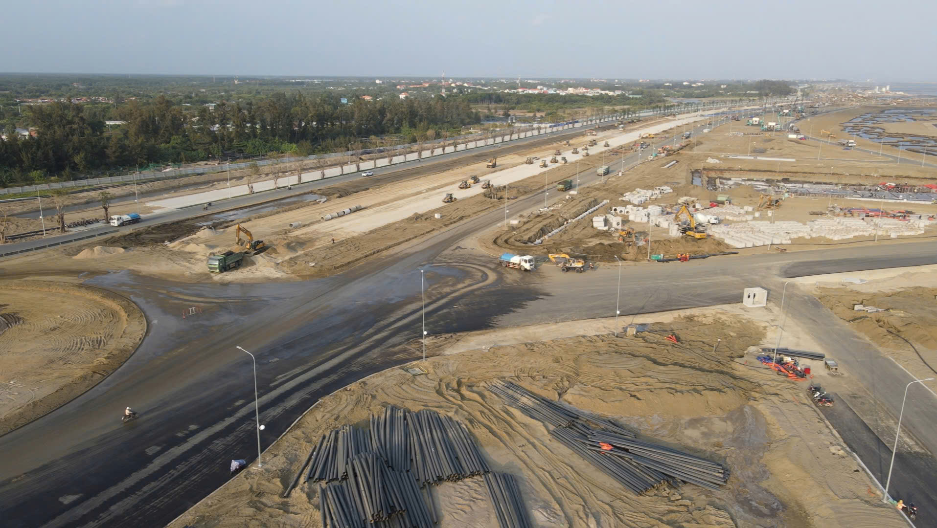 Cập nhật hình ảnh thực tế từ công trường thi công tại Vịnh Tiên, Vinhomes Cần Giờ 19/1/2026