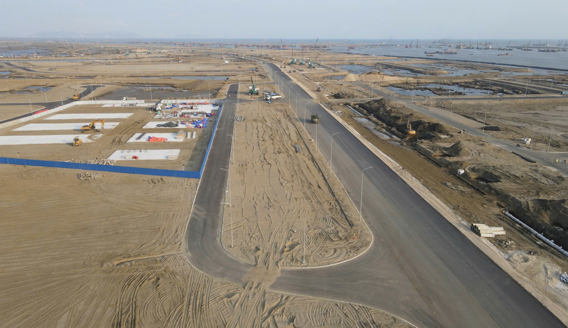 Cập nhật hình ảnh thực tế từ công trường thi công tại Vịnh Tiên, Vinhomes Cần Giờ 19/1/2026