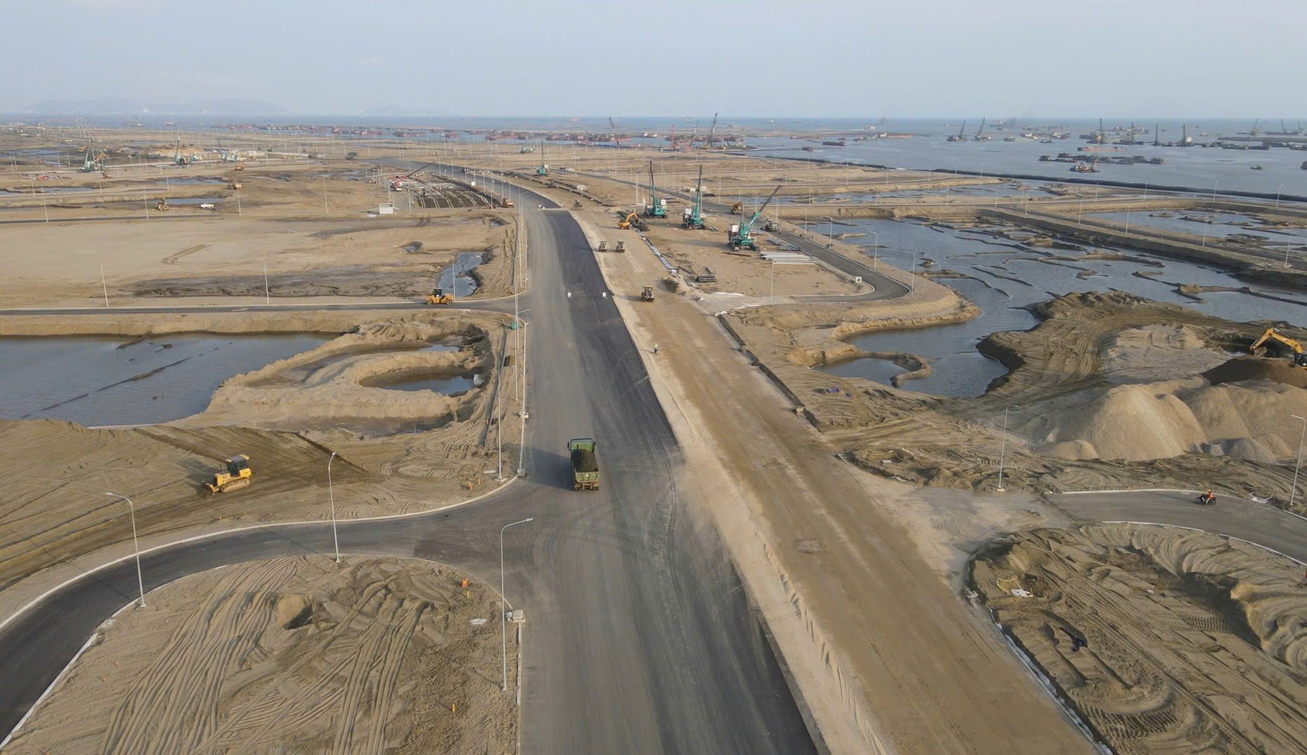 Cập nhật hình ảnh thực tế từ công trường thi công tại Vịnh Tiên, Vinhomes Cần Giờ 19/1/2026