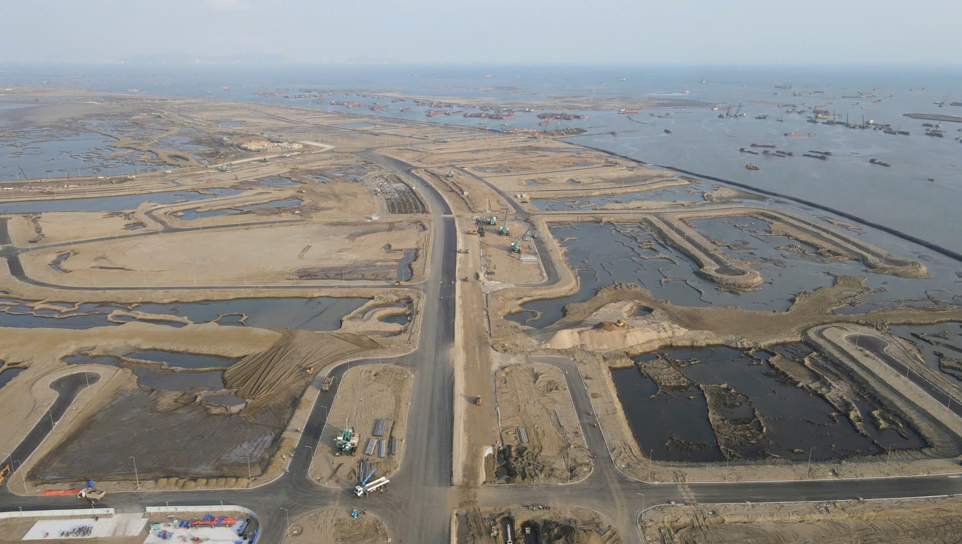 Cập nhật hình ảnh thực tế từ công trường thi công tại Vịnh Tiên, Vinhomes Cần Giờ 19/1/2026