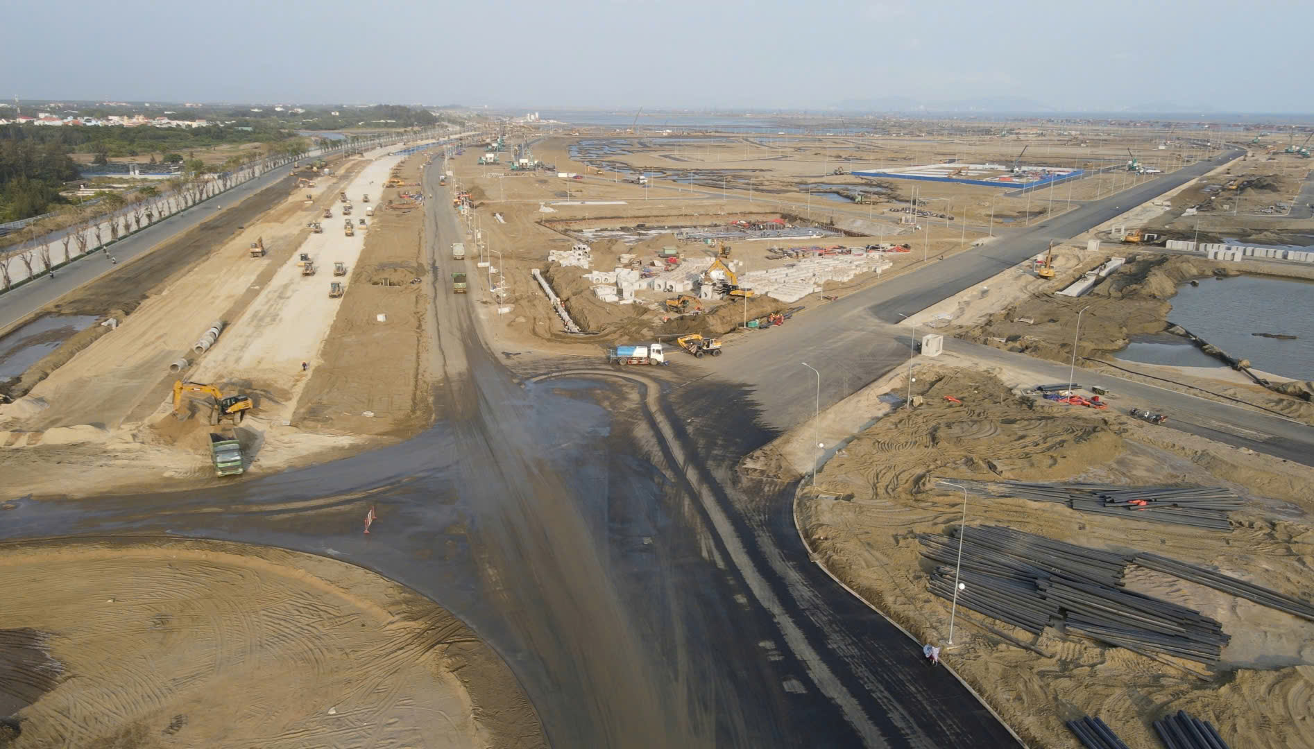 Cập nhật hình ảnh thực tế từ công trường thi công tại Vịnh Tiên, Vinhomes Cần Giờ 19/1/2026