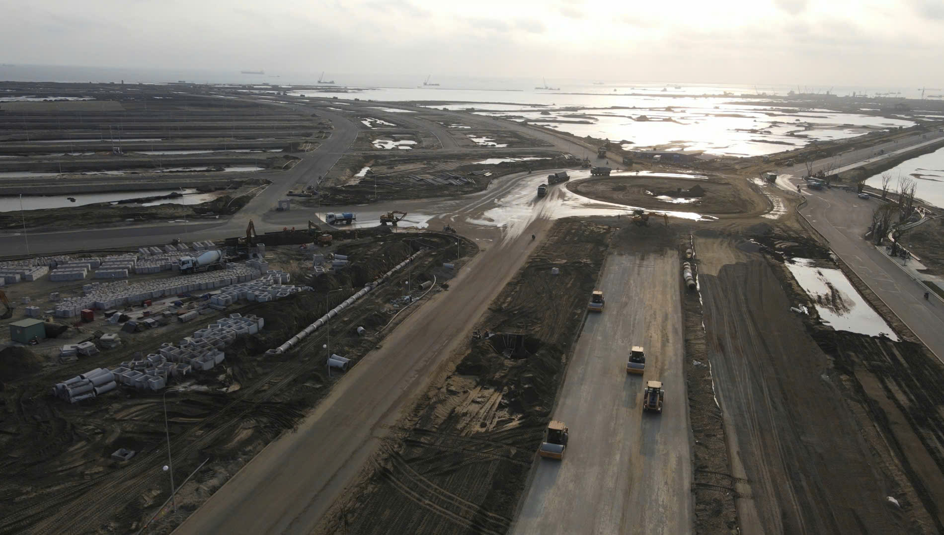 Cập nhật hình ảnh thực tế từ công trường thi công tại Vịnh Tiên, Vinhomes Cần Giờ 19/1/2026