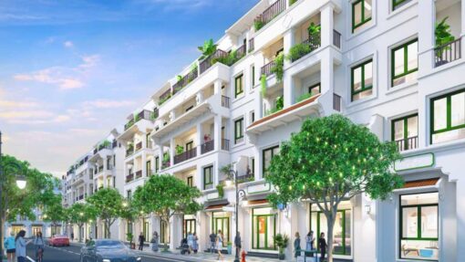 phối cảnh nhà mẫu green paradise