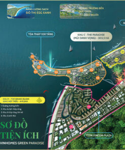 Sơ đồ tiện ích Vinhomes Cần Giờ