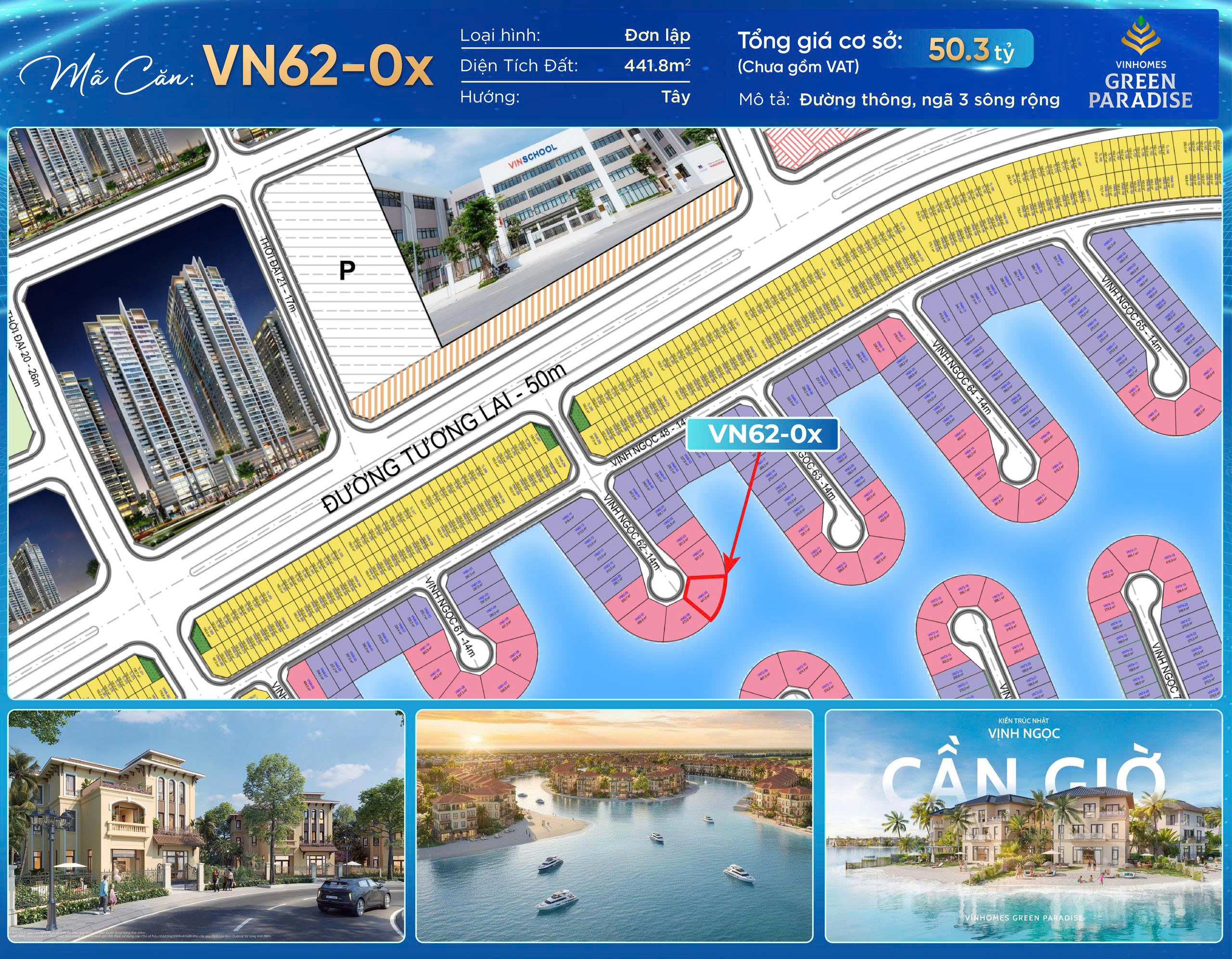 Biệt thự đẹp giá tầm 50 tỷ ở Vinhomes Cần Giờ có không?