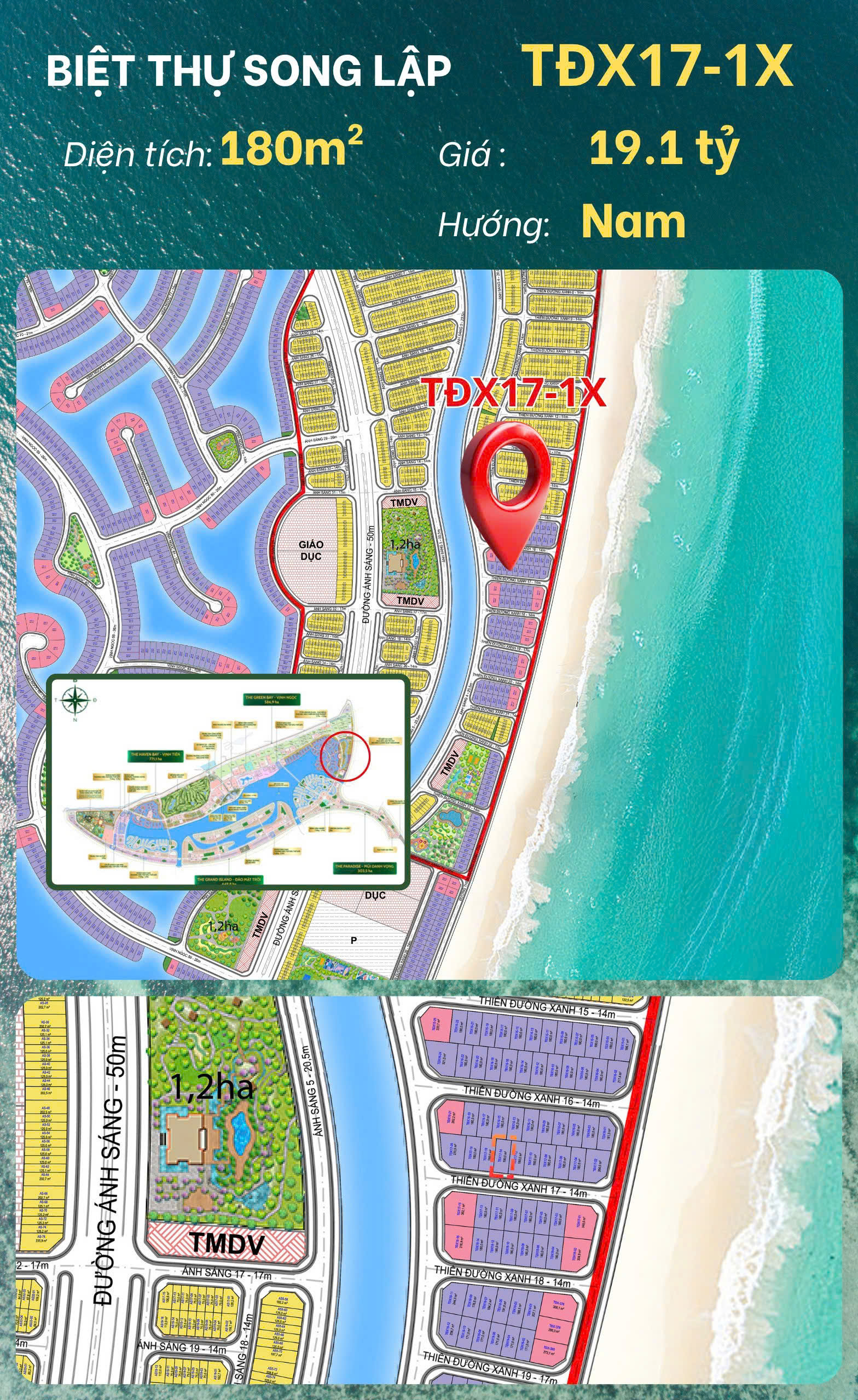 Mua biệt thự giá dưới 20 tỷ tại Vinhomes Cần Giờ có căn nào không?