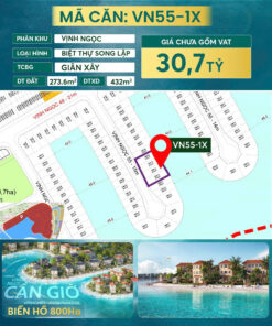 Biệt thự cần chuyển nhượng giá chỉ 30,7 tỷ tại Vinhomes Cần Giờ