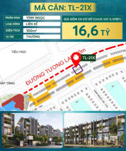 Nhà phố cần nhượng lại với giá 16,6 tỷ Vinhomes Cần Giờ