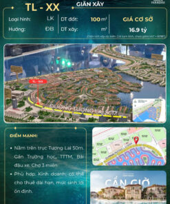 Giá bán của căn nhà 100m2, vừa an cư