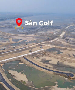 Sân golf vinhomes cần giờ nhìn từ trên cao