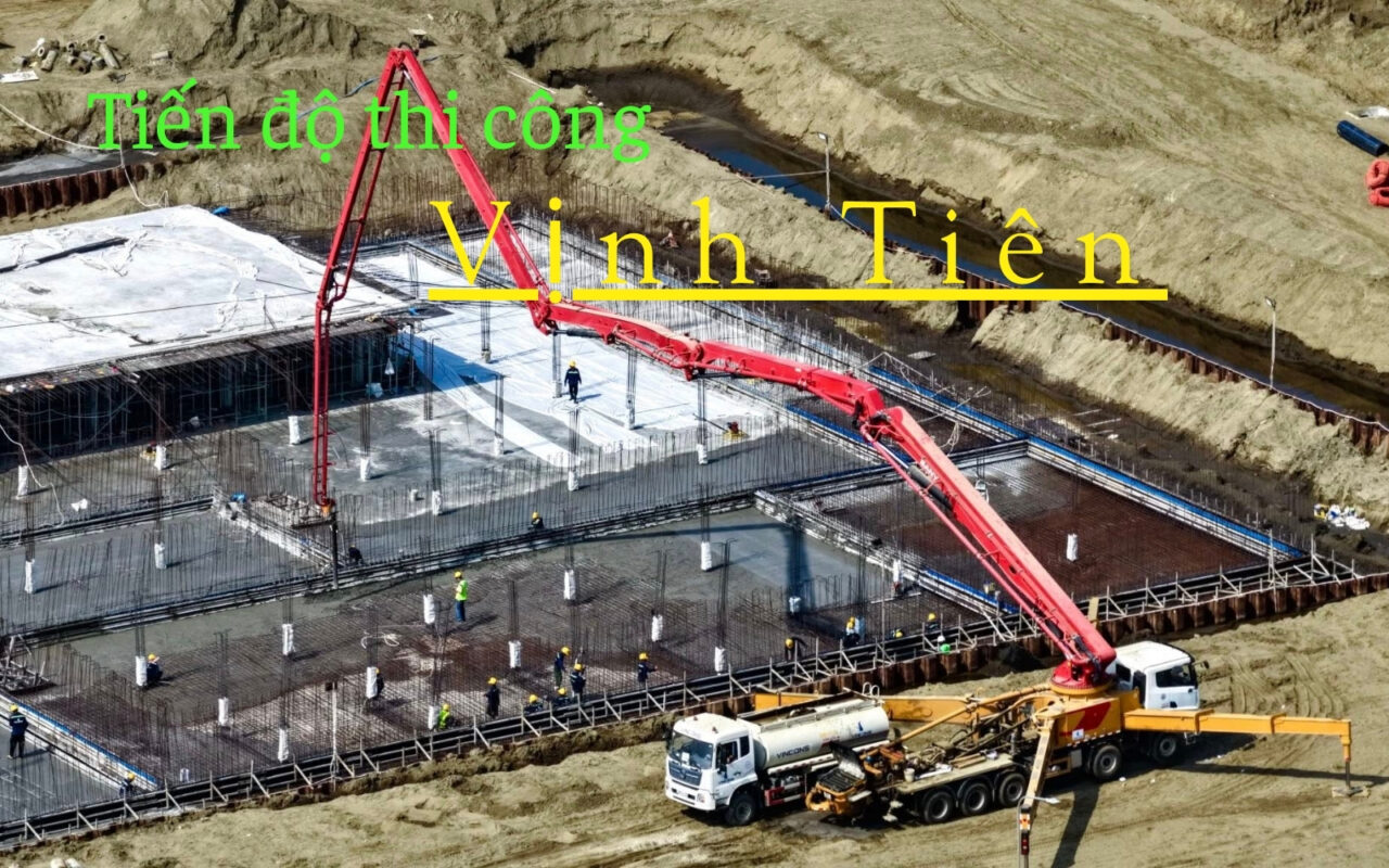 Khu A Vịnh Tiên thi công thần tốc, không khí xây dựng khẩn trương từng ngày