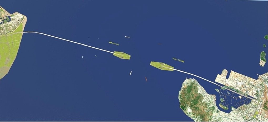 Phương án thiết kế đường vượt biển Cần Giờ - Vũng Tàu với phần hầm ngầm tương tự hầm Thủ Thiêm.