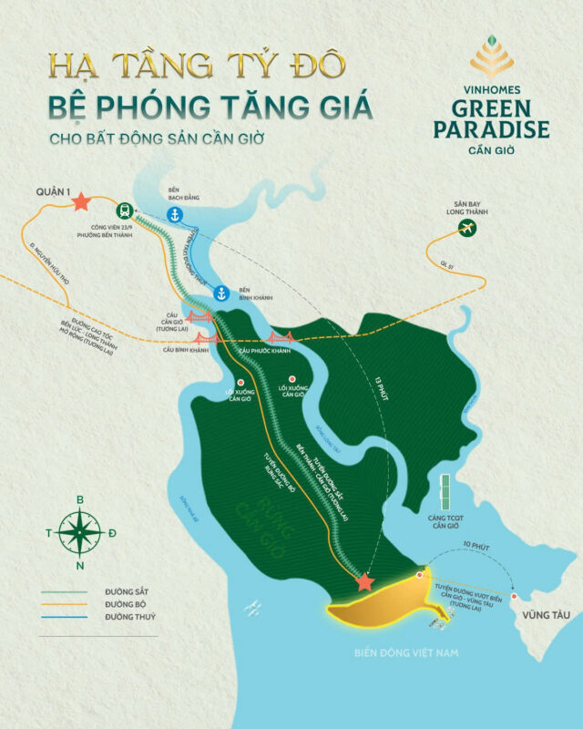 Ảnh đại diện cho bài viết hạ tầng tỷ đô bệ phóng tăng giá cho bất động sản cần giờ