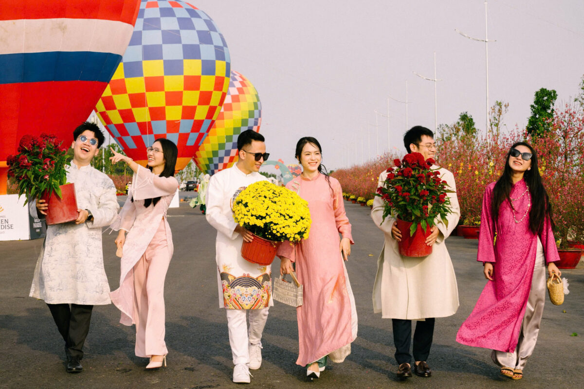 checkin xuân bính ngọ tại vinhomes green paradise can gio