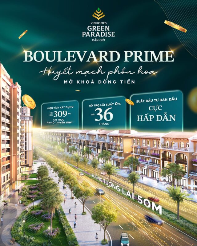 Dòng khách đa tầng, ưu đãi tốt nhất thị trường: Công thức tạo lợi nhuận kép cho nhà phố Boulevard Prime tại Cần Giờ